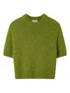Lee Mathews Tilda Short-sleeve Top In Green