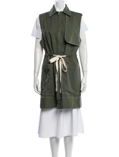 Pre-owned Lee Mathews Utility Jacket In Green