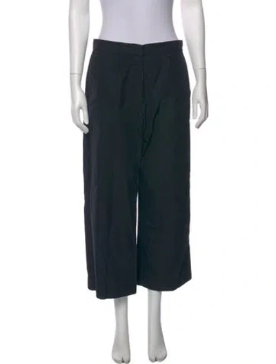 Pre-owned Lee Mathews Wide Leg Pants In Green