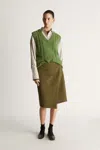 Lee Mathews Winston Skirt In Peat