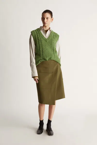 Lee Mathews Winston Skirt In Peat