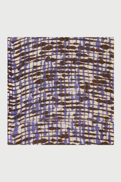 Lee Mathews Wool Scarf In Gold