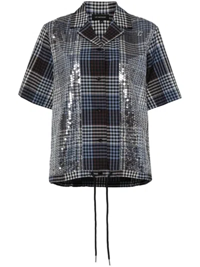 Lee Mathews Wren Cotton Shirt In Blue