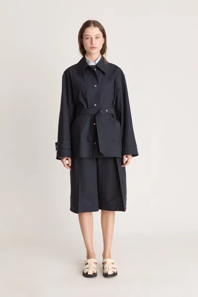 Lee Mathews Yves Jacket In Blue