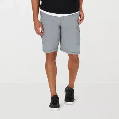 Lee Men's 10.5" Extreme Motion Crossroad Relaxed Fit Cargo Shorts In Gray