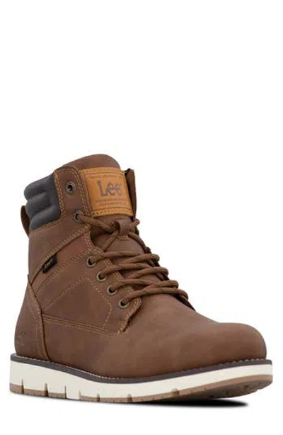 Lee Montoya Faux Leather Boot In Brown
