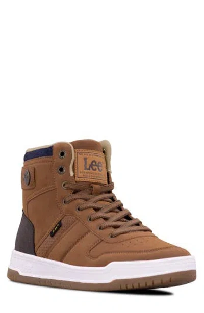 Lee Noah High Top Sneaker In Brown