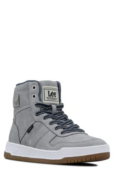 Lee Noah High Top Sneaker In Gray