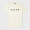 Lee + Paul Smith Paul Smith + Lee Label T-shirt White In White