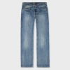 Lee + Paul Smith Paul Smith + Lee Mid Antique-wash Selvedge 101 Rider Jeans Blue In Blue