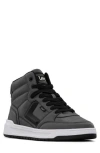 Lee Prescot Mid Top Sneaker In Black