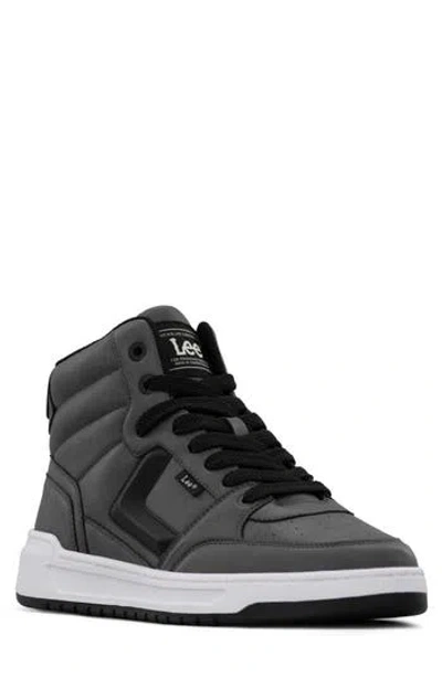 Lee Prescot Mid Top Sneaker In Gray
