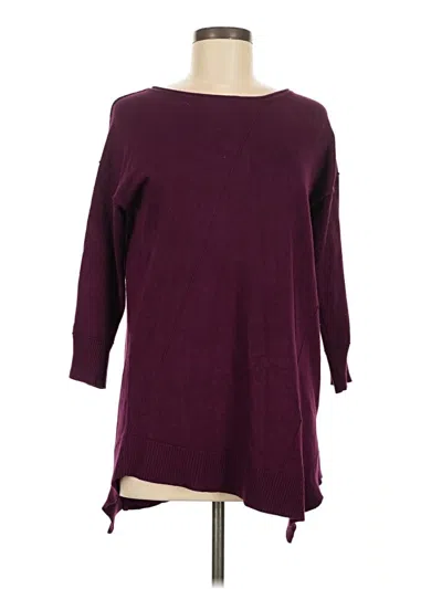 Pre-owned Lee Pullover Sweater In Burgundy