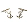 Lee Renee Men's Anchor Cufflinks – Silver In Silver