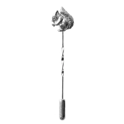 Lee Renee Men's Baby Squirrel Tie Pin - Silver