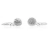 Lee Renee Men's Dahlia Cufflinks - Silver In Silver