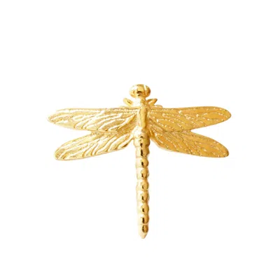 Lee Renee Men's Dragonfly Lapel Pin - Gold