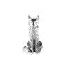 Lee Renee Men's Fox Lapel Pin – Sitting - Silver