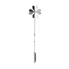 Lee Renee Men's Lucky Clover Tie Pin/ Twist Tie Pin– Silver In Silver