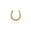 Lee Renee Men's Lucky Horseshoe Lapel Pin – Gold In Gold