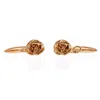 Lee Renee Men's Poppy Cufflinks - Rose Gold In Gold