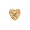 Lee Renee Men's Wildflower Heart Lapel Pin - Gold