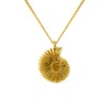 Lee Renee Women's Ammonite Necklace - Gold In Gold