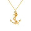 Lee Renee Women's Anchor Necklace - Gold In Gold