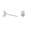 Lee Renee Women's Aquamarine Earrings - Silver In Silver
