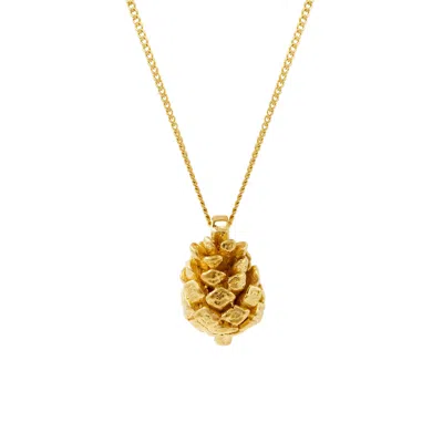 Lee Renee Women's Baby Pine Cone Necklace - Gold