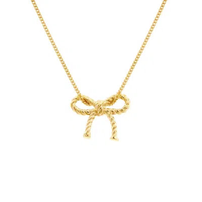 Lee Renee Women's Bow Necklace – Gold