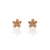 Lee Renee Women's Cherry Blossom Earrings – Rose Gold In Gold