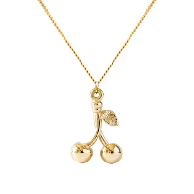 Lee Renee Women's Cherry Necklace – Gold