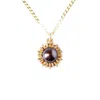 Lee Renee Women's Dahlia Bud Peacock Pearl Necklace – Gold In Gold