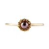 Lee Renee Women's Dahlia Bud Peacock Pearl Ring - Gold In Gold