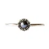 Lee Renee Women's Dahlia Bud Peacock Pearl Ring - Silver In Silver