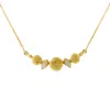 Lee Renee Women's Dahlia Opal Necklace -gold In Gold