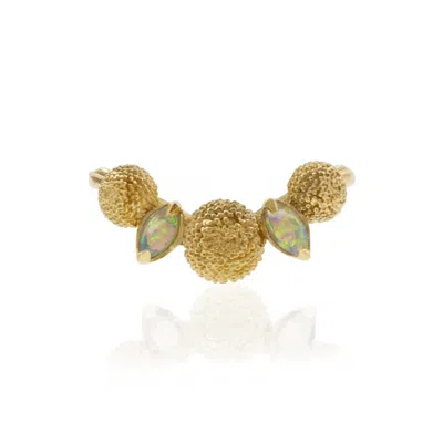 Lee Renee Women's Dahlia Opal Ring - Gold