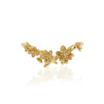 Lee Renee Women's Gold / Yellow / Neutrals Cherry Blossom Ring – Gold