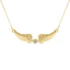 Lee Renee Women's Guardian Angel Diamond Necklace – Gold