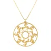 Lee Renee Women's Horse Medallion Necklace – Gold In Gold