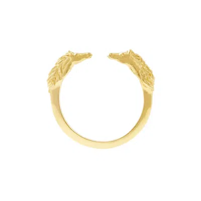 Lee Renee Women's Horse Ring - Gold Vermeil