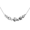 Lee Renee Women's Lucky Clover Bar Necklace – Silver In Silver