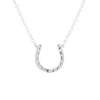 Lee Renee Women's Lucky Horseshoe Necklace - Silver In Silver