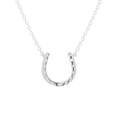 Lee Renee Women's Lucky Horseshoe Necklace - Silver