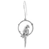 Lee Renee Women's Parakeet Earring – Large, Upright - Silver In Silver