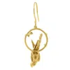 Lee Renee Women's Parakeet Earring – Large, Upside Down - Gold In Gold