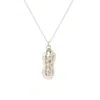 Lee Renee Women's Peanut Necklace – Silver