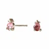 Lee Renee Women's Pink Tourmaline Earrings - Silver In Silver