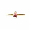 Lee Renee Women's Pink Tourmaline Ring - Gold In Gold